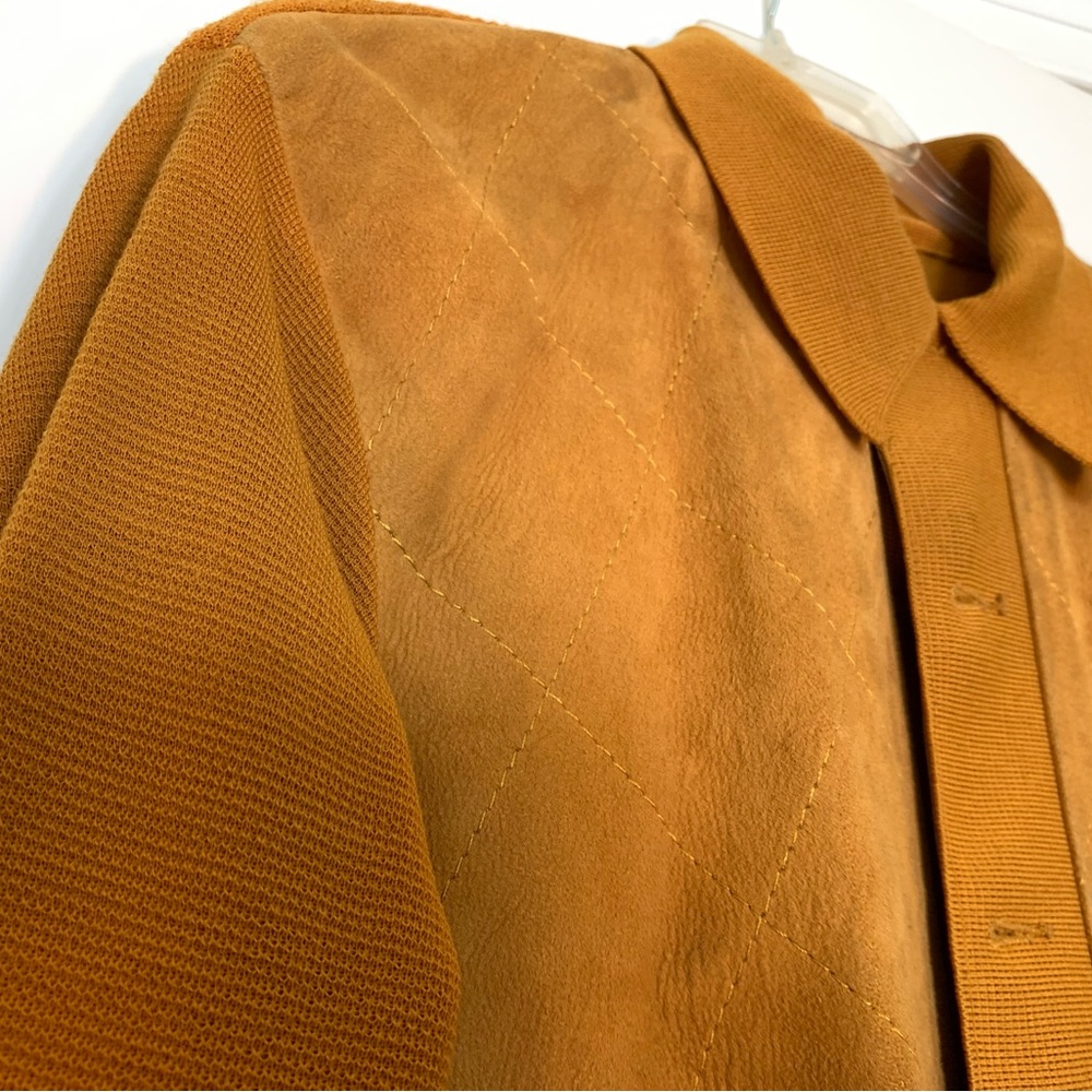 Vintage Grunge Andy Williams Puritan Wool Suede Sweater Hipster Cardigan - Picture 6 of 15